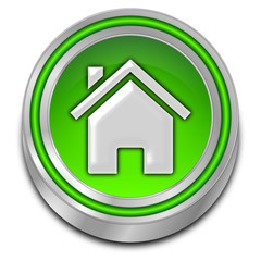 Home Button - 3D illustration