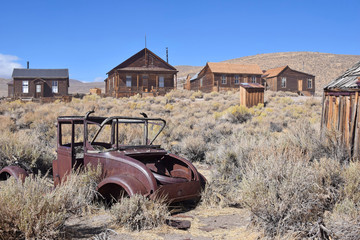 The ghost town of Bodie, an abandoned gold mining town in California, is a landmark visited by people from all of the world.