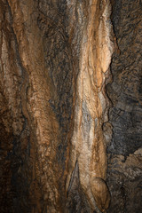 Cave with stalactites and stalagmites - Tuscany Italy