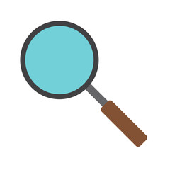 Magnifying glass vector icon