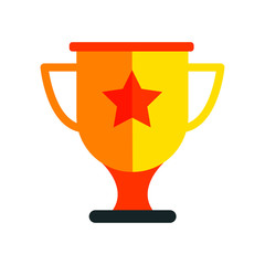 Trophy vector icon