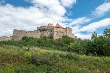 Fototapeta na wymiar View of Rupea Fortress in Transylvania, Romania