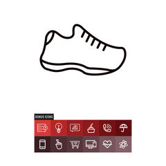 Trainers vector icon