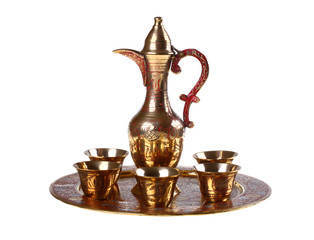 Fototapeta Arabian Coffee Top isolated obraz