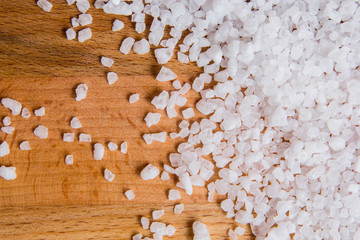 Scattered sea salt