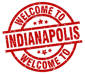 welcome to Indianapolis red stamp