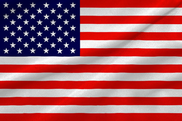Naklejka premium Flag of the United States of America