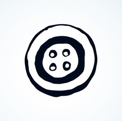 Button. Vector drawing