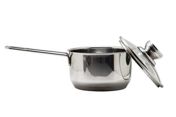 Stainless steel kitchen saucepan