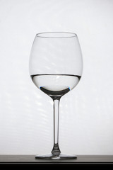 Water splashing from a glass