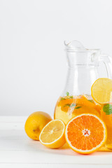 Citrus lemonade,summer drink.