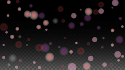 Hearts Confetti Falling Background. St. Valentine's Day pattern. Romantic Scattered Hearts Design Element. Love. Sweet Moment. Gift. Cute Element of Design for Sales or Celebration.