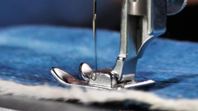 Sewing Denim Jeans with sewing machine