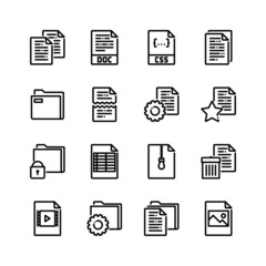 Folders and Files icons