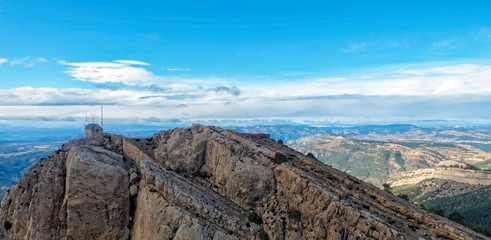 Views from the peak of the penagolosa in Castellon