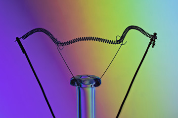 Gl&uuml;hfaden einer alten Gl&uuml;hbirne