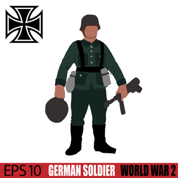 German Soldier of WW2 - Original Drawing