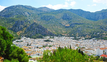 Ubrique, a town famous for the quality of its leather crafts, one of the white villages of the Sierra of Cadiz, Andalusia, Spain