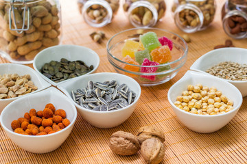 Jelly and nuts