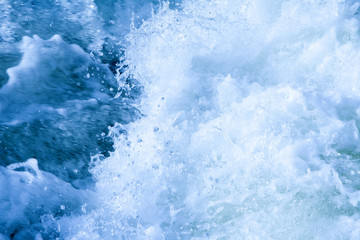 Close up view of water splash