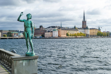 Song statue in Stockholm, Sweden