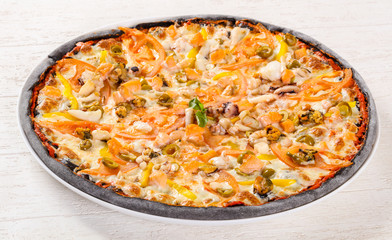 Pizza with Seafood