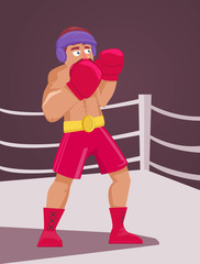 Male boxer character