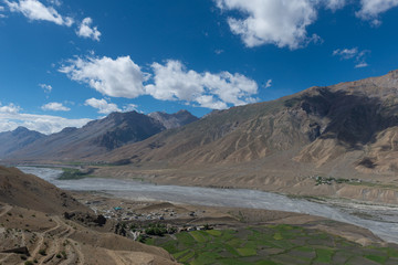  スピティ谷　風景