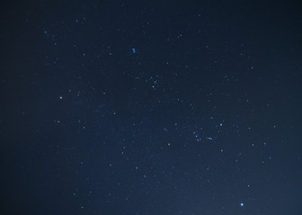 Astrophotography of Night Starry Sky Background