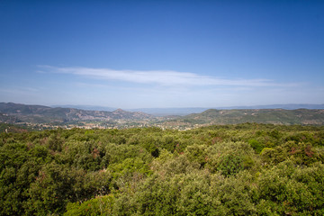 Fototapeta na wymiar paysage d'Ardèche