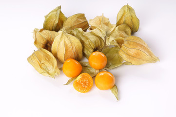 physalis also called cape gooseberry or ground cherry