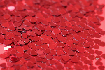 Many beautiful red hearts for background use for valentines ‘s day celebration.