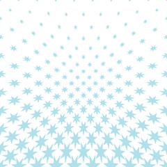 Geometric halftone vector pattern with stars. Usable as border, design element or background.
