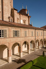 Obraz premium panoramic view of the various parts of the castle