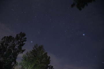 Naklejka premium Ijen starry night