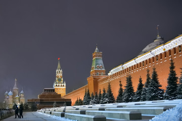 Kremlin in Moscow at winter. Russia
