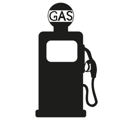 Gas Station. Gasoline pump sign, vector fuel sign. Vector illustration.