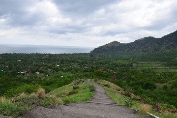 Down the mountain path