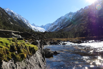 Pont d'Espagne site naturel des Pyrénées