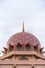 Putra Mosque on 29 December 2018, Putra Mosque or known as Pink mosque is located in Putrajaya Malaysia and it is one of main attraction of local and foreigner visitors.
