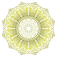 Modern Decorative floral color mandala. Super vector round Shapes. Vector illustration