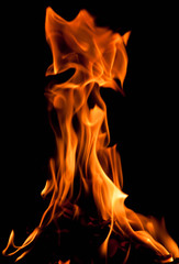 Fototapeta premium Flammenwesen-3