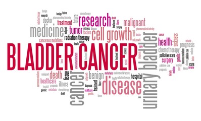 Bladder cancer word cloud