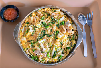 Thai Style Sukiyaki Served on a Hotplate