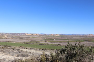 Naklejka premium Désert des Bardenas Reales , Espagne