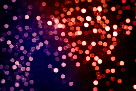 elegant abstract background with bokeh lights and stars