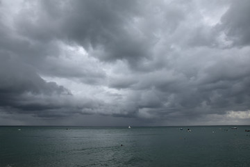Obraz premium Orage à Noirmoutier, France