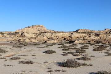 désert des Bardenas Reales , Espagne