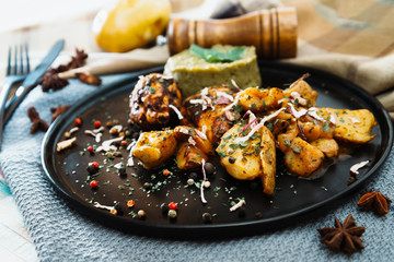 Roasted Duck Legs and Potatoes