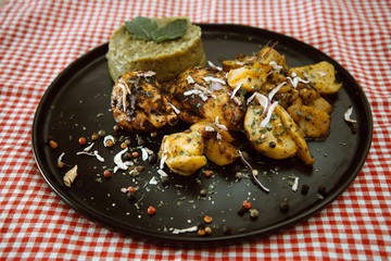 Roasted Duck Legs and Potatoes